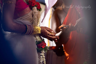 Fotógrafo de bodas Karthik Vellal. Foto del 09.12.2020